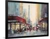 Paris Boulevard-Brent Heighton-Framed Art Print