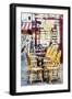 Paris Brasserie - In the Style of Oil Painting-Philippe Hugonnard-Framed Giclee Print