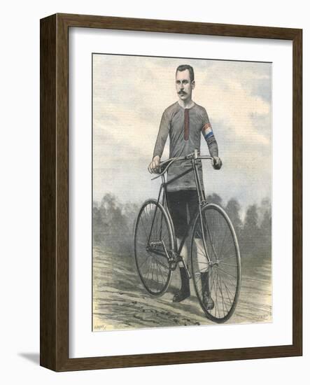 Paris-Brest Race 1891-null-Framed Art Print