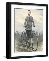 Paris-Brest Race 1891-null-Framed Art Print