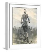 Paris-Brest Race 1891-null-Framed Art Print