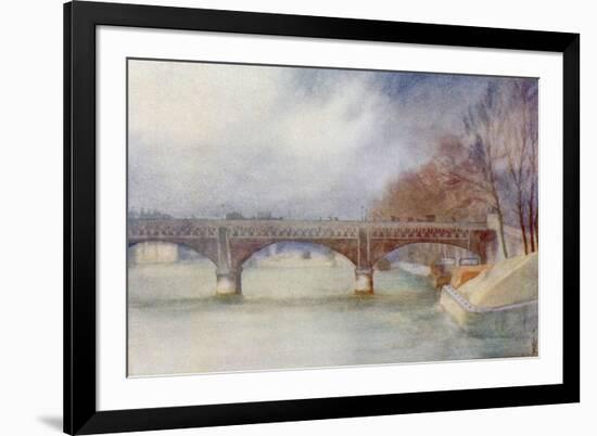 Paris, Bridge, Iena 1908-Yoshio Markino-Framed Art Print