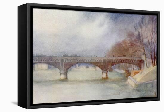 Paris, Bridge, Iena 1908-Yoshio Markino-Framed Stretched Canvas