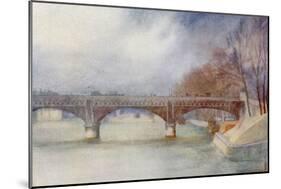 Paris, Bridge, Iena 1908-Yoshio Markino-Mounted Art Print
