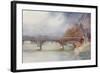 Paris, Bridge, Iena 1908-Yoshio Markino-Framed Art Print