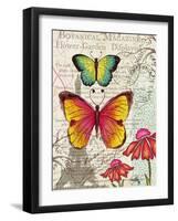 Paris Butterflies I-Elizabeth Medley-Framed Art Print