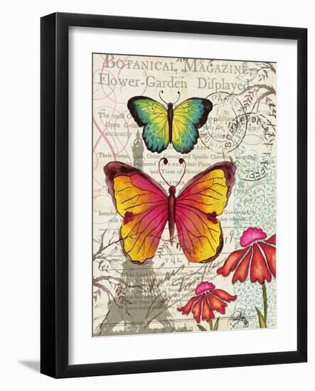 Paris Butterflies I-Elizabeth Medley-Framed Art Print