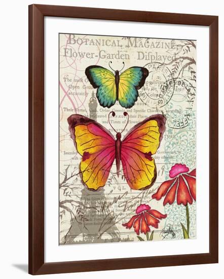 Paris Butterflies I-Elizabeth Medley-Framed Art Print