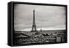 Paris BW II-Erin Berzel-Framed Stretched Canvas