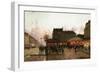 Paris by Night (France)-Luigi Loir-Framed Giclee Print