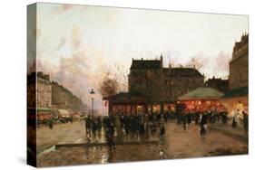Paris by Night (France)-Luigi Loir-Stretched Canvas