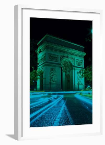 Paris by Night II-Joseph Eta-Framed Art Print