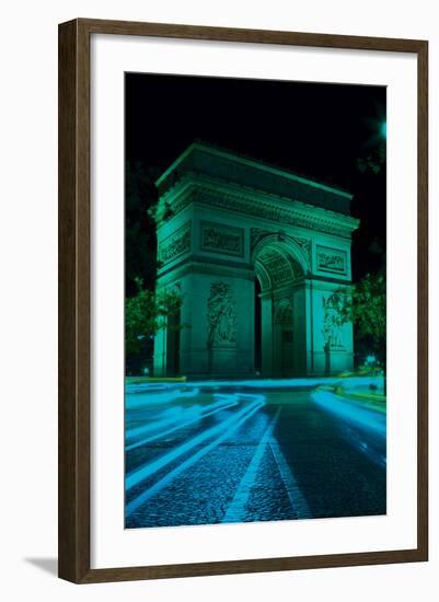 Paris by Night II-Joseph Eta-Framed Art Print