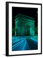 Paris by Night II-Joseph Eta-Framed Art Print