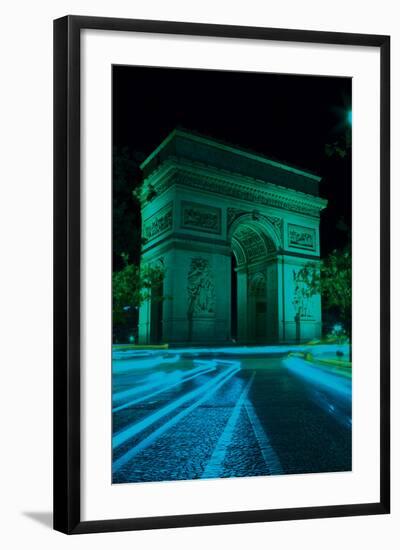 Paris by Night II-Joseph Eta-Framed Art Print