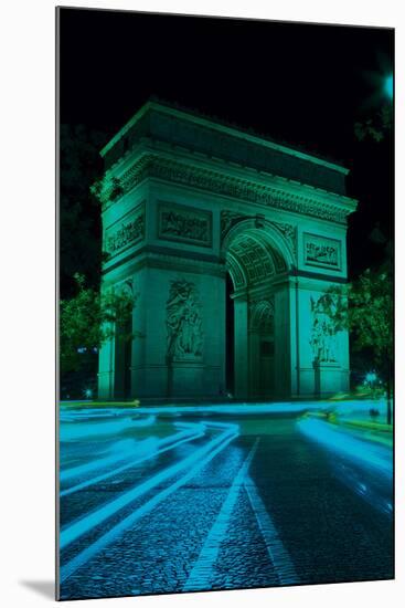 Paris by Night II-Joseph Eta-Mounted Giclee Print