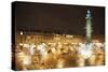 Paris by Night - In the Style of Oil Painting-Philippe Hugonnard-Stretched Canvas