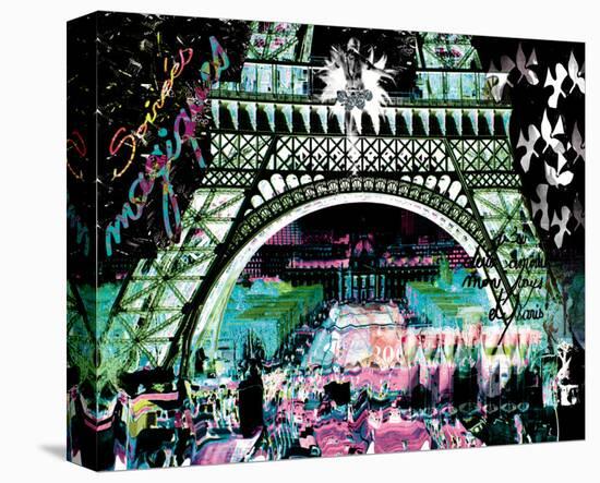 Paris by Night-Kaly-Stretched Canvas