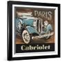 Paris Cabriolet-Gregory Gorham-Framed Art Print