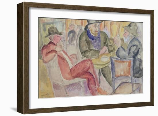 Paris Cafe, 1921-Nina Hamnett-Framed Giclee Print