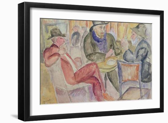 Paris Cafe, 1921-Nina Hamnett-Framed Giclee Print