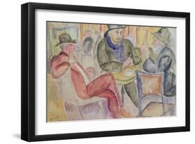 Paris Cafe, 1921-Nina Hamnett-Framed Giclee Print