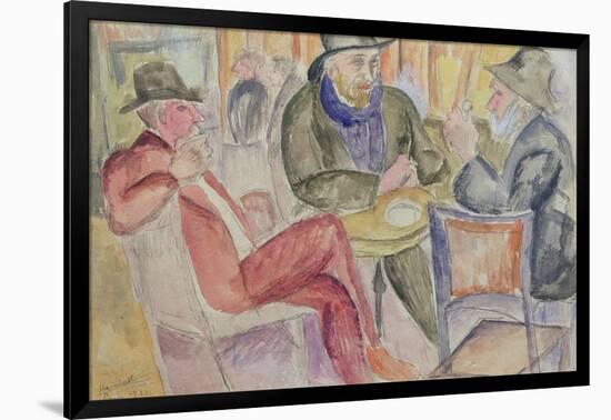 Paris Cafe, 1921-Nina Hamnett-Framed Giclee Print