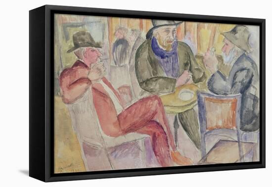 Paris Cafe, 1921-Nina Hamnett-Framed Stretched Canvas