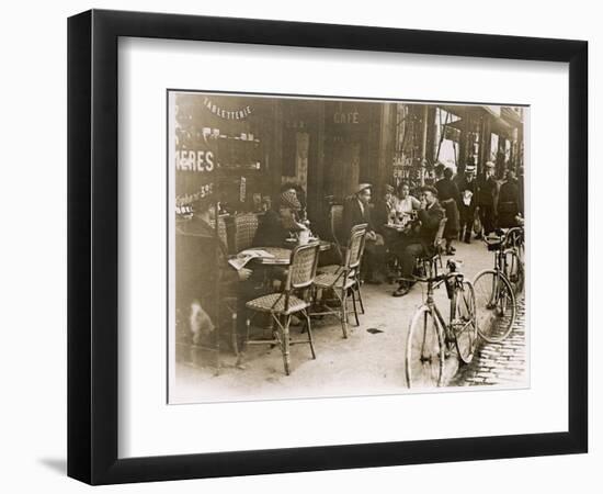 Paris Cafe Ext-null-Framed Photographic Print