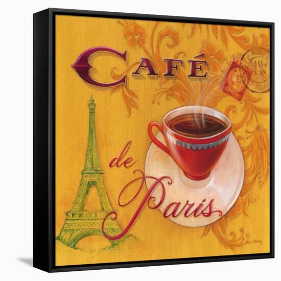 Paris Café-Angela Staehling-Framed Stretched Canvas