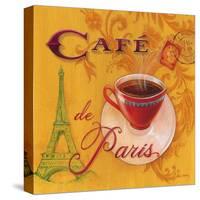 Paris Café-Angela Staehling-Stretched Canvas