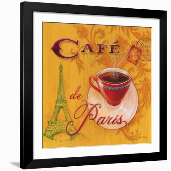 Paris Café-Angela Staehling-Framed Art Print