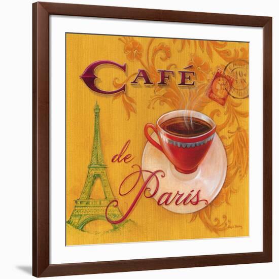 Paris Café-Angela Staehling-Framed Art Print