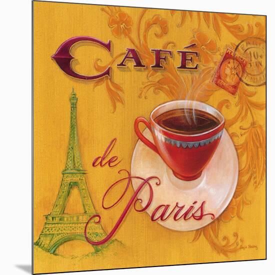 Paris Café-Angela Staehling-Mounted Art Print
