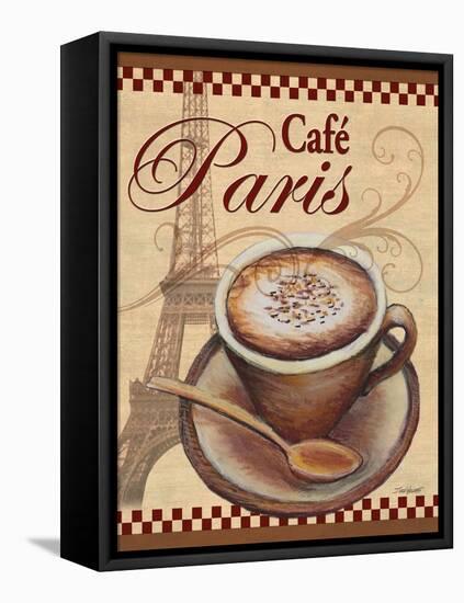 Paris Cafe-Todd Williams-Framed Stretched Canvas