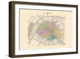 Paris, Capitale de la France-Alexandre Vuillemin-Framed Art Print