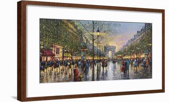 Paris Champs Elysees - Detail-Guy Dessapt-Framed Giclee Print