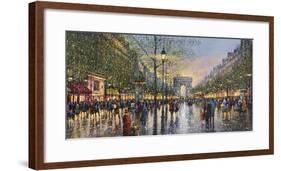 Paris Champs Elysees - Detail-Guy Dessapt-Framed Giclee Print