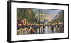 Paris Champs Elysees - Detail-Guy Dessapt-Framed Giclee Print