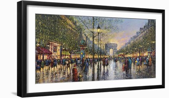 Paris Champs Elysees - Detail-Guy Dessapt-Framed Giclee Print
