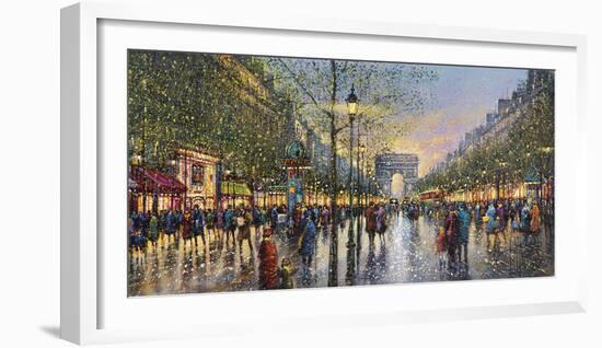 Paris Champs Elysees - Detail-Guy Dessapt-Framed Giclee Print