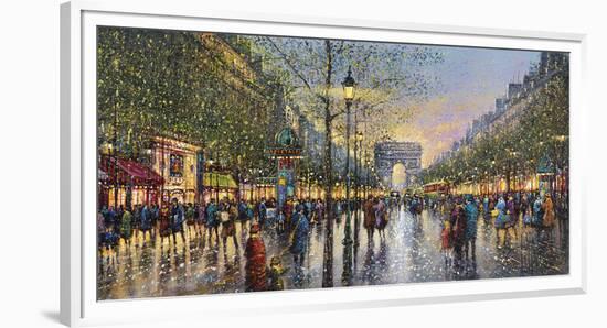 Paris Champs Elysees - Detail-Guy Dessapt-Framed Giclee Print