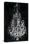 Paris Chandelier on Black 2-Morgan Yamada-Stretched Canvas