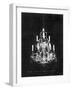 Paris Chandelier on Black 4-Morgan Yamada-Framed Art Print