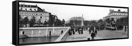 Paris Chatelet C20-null-Framed Stretched Canvas