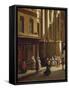 Paris Church of Saint-Roch in 1840-Moreno Gonzales-Framed Stretched Canvas