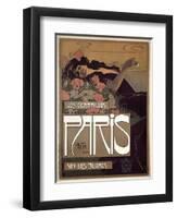 Paris Cigarettes 1901-null-Framed Premium Giclee Print