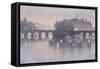 Paris, Cite, Night 1909-Walter Dexter-Framed Stretched Canvas