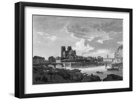 Paris, Cite, Notre Dame-null-Framed Art Print