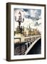 Paris City Bridge-Philippe Hugonnard-Framed Giclee Print